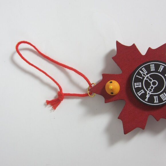 Air Canada Christmas Tree Ornament Deutschland Wood Cuckoo Clock 2015 - Picture 3 of 11